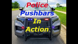 Police Push Bar Push Bumper Compilation [upl. by Cindee135]