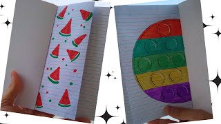 2 Ideas how to draw notebook separator diyideas diy backtoschool [upl. by Swords228]