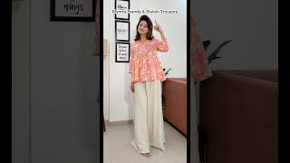 Myntra Wide leg Trouser l Must Have Trousers under budget trouser bottom myntra wideleg stylish [upl. by Nomael]