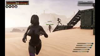 Conan Exiles hunting 3 skull boss elephant hides Busty Boobs breast expansion huge tits silicone [upl. by Nnayhs]