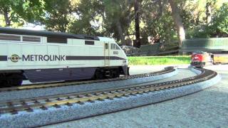 HD My HO Model Train Collection Metrolink Southern Pacific Union Pacific etc [upl. by Blalock]