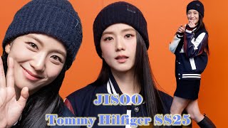 JISOO at the Tommy Hilfiger Spring Summer 2025 show in New York Fashion Week [upl. by Wilfred]