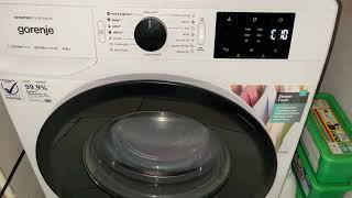 Gorenje wnei84bs smooth final spin in service mode [upl. by Alig]