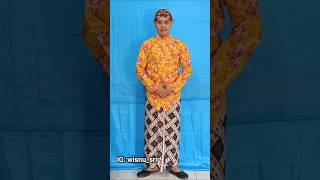 SURJAN Pakaian Tradisional Jawa shorts outfits [upl. by Aerdnod]