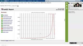 Fastq Utilities Service pt 11 FastQC  Viewing the job [upl. by Netsryk]