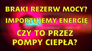 Mało energii Braki mocy w energetyce Czy to Pompy ciepła obciążają sieć [upl. by Atinuhs45]