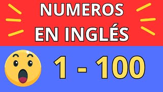 ✅ APRENDE A CONTAR del 1 al 100 en inglés  Aprende los números en inglés escuchando [upl. by Aro]