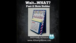 WaitWHAT 23 Swap Cards amp How to Make a PostIt Note Calendar [upl. by Duston747]