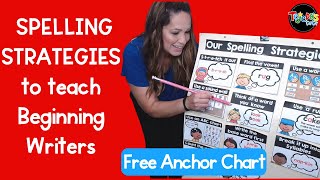 9 Spelling Strategies for Elementary Students with Free Anchor Chart [upl. by Ema]