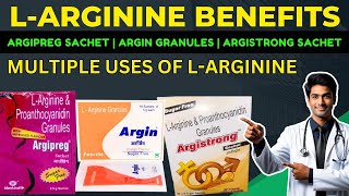 ARGIPREG SACHET  ARGIN  ARGISTRONG SACHET  L ARGINIE BENEFITS amp DOSE  HOW IT WORKS [upl. by Mylan997]