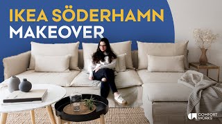 Custom IKEA Söderhamn Sofa Covers by Comfort Works feat Maria Marcet  THA 3 [upl. by Suelo252]