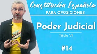 14 Constitución Española  Título Vi  Del poder judicial [upl. by Orthman]