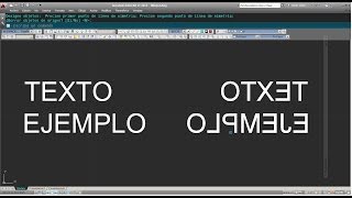 AUTOCAD  TEXTO INVERTIDO [upl. by Milinda386]