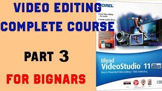 Ulead Video Editing  Ulead video studio 11 plus tutorial part 3 [upl. by Ramaj264]