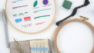 How to Embroider by Hand for Beginners [upl. by Coltson]