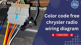 Color Code Free Chrysler Radio Wiring Diagram [upl. by Mailand]