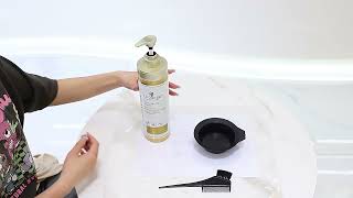 Jiaying Hair Growth Gold Shampoo Luxury Hair Care Set Products [upl. by Aiksas]