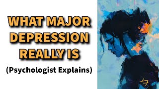 What Major Depression REALLY Is Psychologist Explains [upl. by Wildermuth]