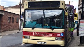 Full Kickdowns amp thrash Hedingham Dennis Dart Plaxton Pointer 255 Route 137 [upl. by Reid]