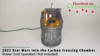 2023 Star Wars Into the Carbon Freezing Chamber Hallmark Christmas Ornament [upl. by Menides154]