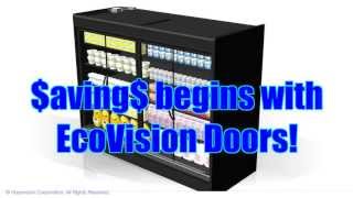 Hussmann EcoVision Door Installation Animation [upl. by Niela]