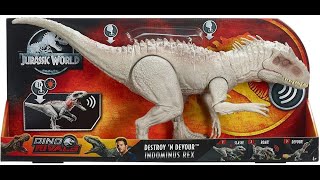 The Destroy N Devour Indominus Rex Jurassic World Fallen Kingdom review [upl. by Olnek748]