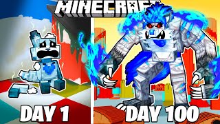 I Survived 100 Days as the REJECT CRITTER in HARDCORE Minecraft [upl. by Karry484]