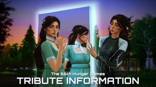 The 66th Hunger Games Sims 4 l Tribute Information [upl. by Andreas269]