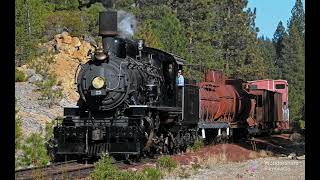 McCloud River Railway 25 whistle SFX [upl. by Yelhs350]