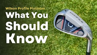 Wilson Profile Platinum Golf Clubs Review Amazon Golf Clubs Review [upl. by Norrahc]