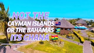 NOT THE CAYMAN ISLANDS 🇰🇾 OR THE BAHAMAS THIS IS GHANA🇬🇭  THE LEMON BEACH RESORT [upl. by Lachman]