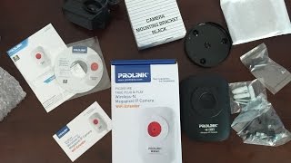 PROLiNK PIC2001WE IP Camera Unboxing and quick review [upl. by Flanna837]