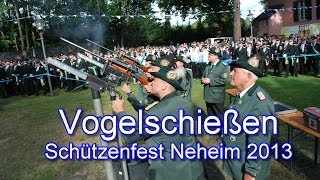 Vogelschießen Schützenfest Neheim 2013  Dominik Reuther neuer König FullHD neheimfeiert [upl. by Assilym]