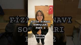 FİZİK SINAV SONUÇLARIMIZ fizik shortvideo shorts [upl. by Erb]