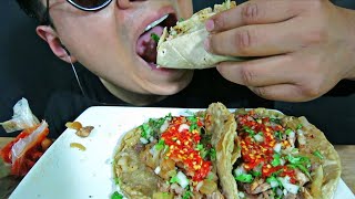 ASMR COMIENDO TACOS GIGANTES [upl. by Tama]