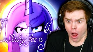 LULLABY FOR A PRINCESS and THE MOON RISES  FIRST TIME Reaction  Amazing My Little Pony Animations [upl. by Denoting461]