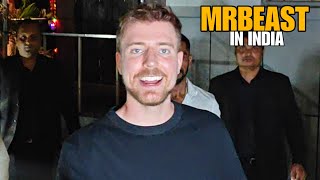 MrBeast In IndiaClicks Photo With Paparazzi After Meeting CarryMinati For Next Video [upl. by Anastice]