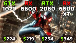 GTX 1070 vs RX 6600 vs RTX 2060 vs RX 6600 XT  Ultimate Comparison [upl. by Ahsehyt259]