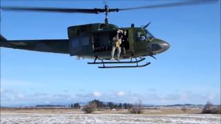 USAF SERE Helicopter Extraction Training [upl. by Ggerc]