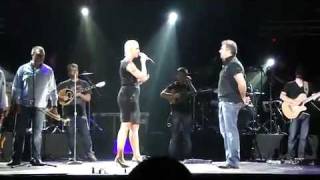 Antonis Remos i Tijana  Prosopika  LIVE  Beogradska Arena 2009 [upl. by Ellenuahs]