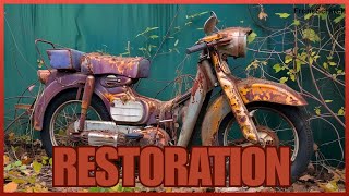 Reviving a 40 Year Old Motorcycle to SHOCKING Condition [upl. by Dulcy]