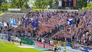 05052018 VfR Aalen  Karlsruher SC 02 Stimmung Support Fans Tifo Tribün [upl. by Atul]