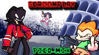 FNF Screenplay Pico Mix Playable Chart [upl. by Kirbie]