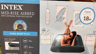 How to deflate your Intex air mattress deflateairbed airmattress deflate airbed intext [upl. by Nylirehc]