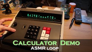 ASMR Loop Calculator Demo  Unintentional ASMR  1 Hour [upl. by Karine]