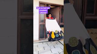 Navratri Lehanga Complete video  How to make navratri lehenga simple  Ghamu saranshorts [upl. by Wehner564]