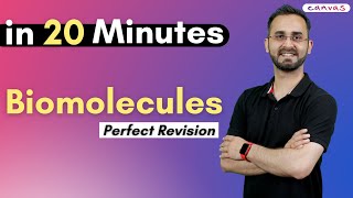 Complete Biomolecules in Just 20 Min  Organic Chemistry  JEENEET [upl. by Annasoh]