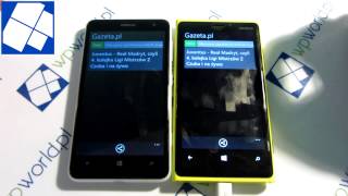 Nokia Lumia 625 vs Nokia Lumia 920  performance  Windows Phone  wpworldpl [upl. by Noitsirhc649]