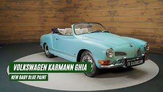 VW Karmann Ghia Cabriolet  New Paintwork  21 Years 1 Owner  1971 VIDEO wwwERclassicscom [upl. by Ayatnohs]