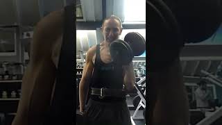 Felix McAlinden Curling 46lb Dumbbells x 7 13th November 2024 [upl. by Oneg]